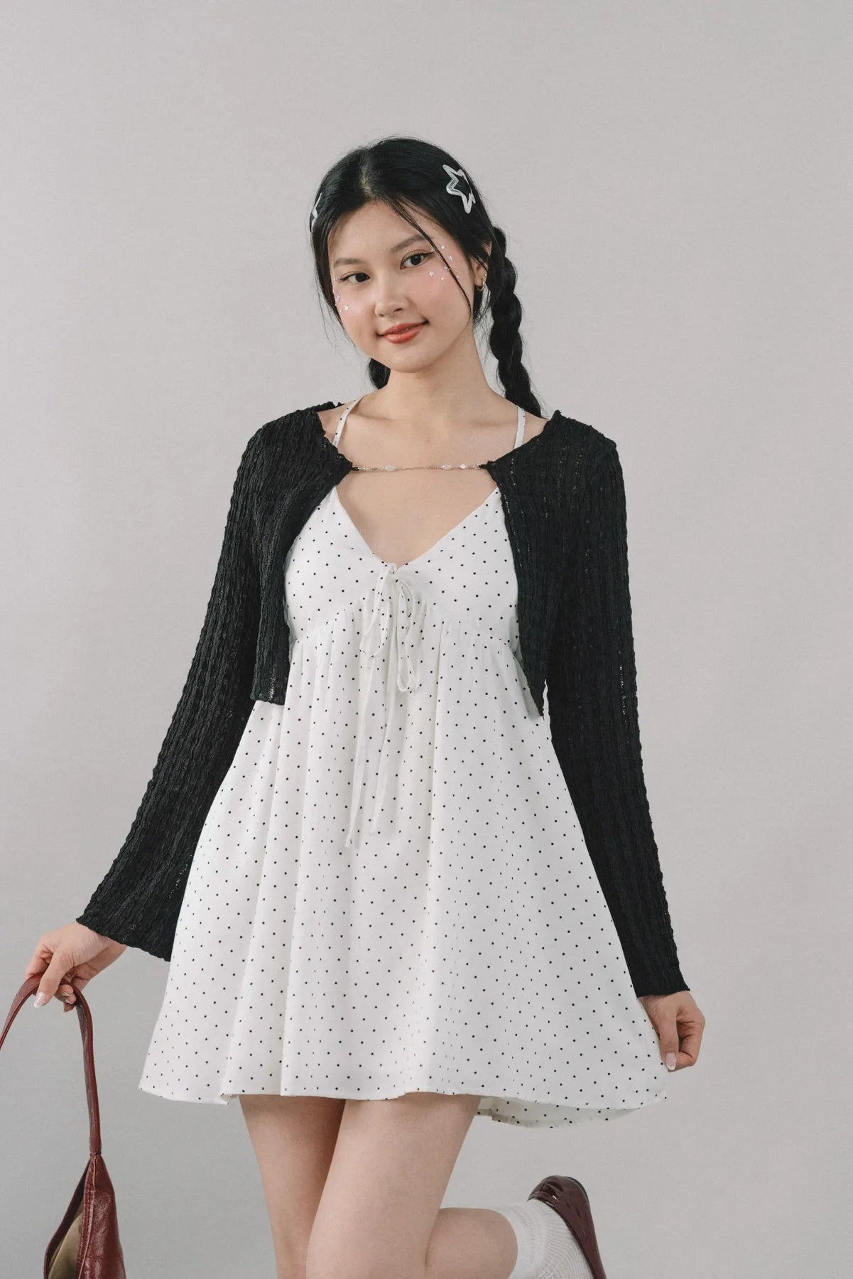 *RESTOCK* Primrose Polka Dot Babydoll Padded Dress