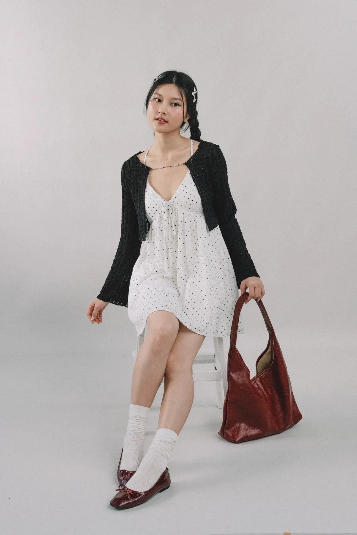 *RESTOCK* Primrose Polka Dot Babydoll Padded Dress