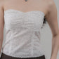 Elora Padded Ribbon Tie Top