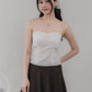 Elora Padded Ribbon Tie Top