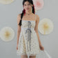 [COL FUKU] Ariana Padded Mini Ribbon Dress