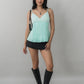 [PO ETA MID SEP] Ines Teal Lace Top