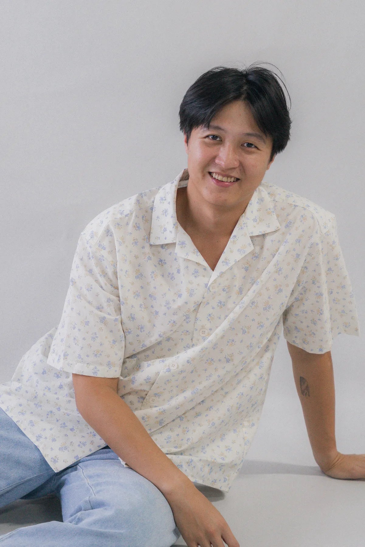 [COL YORI] Yori Collared Short Sleeve Shirt