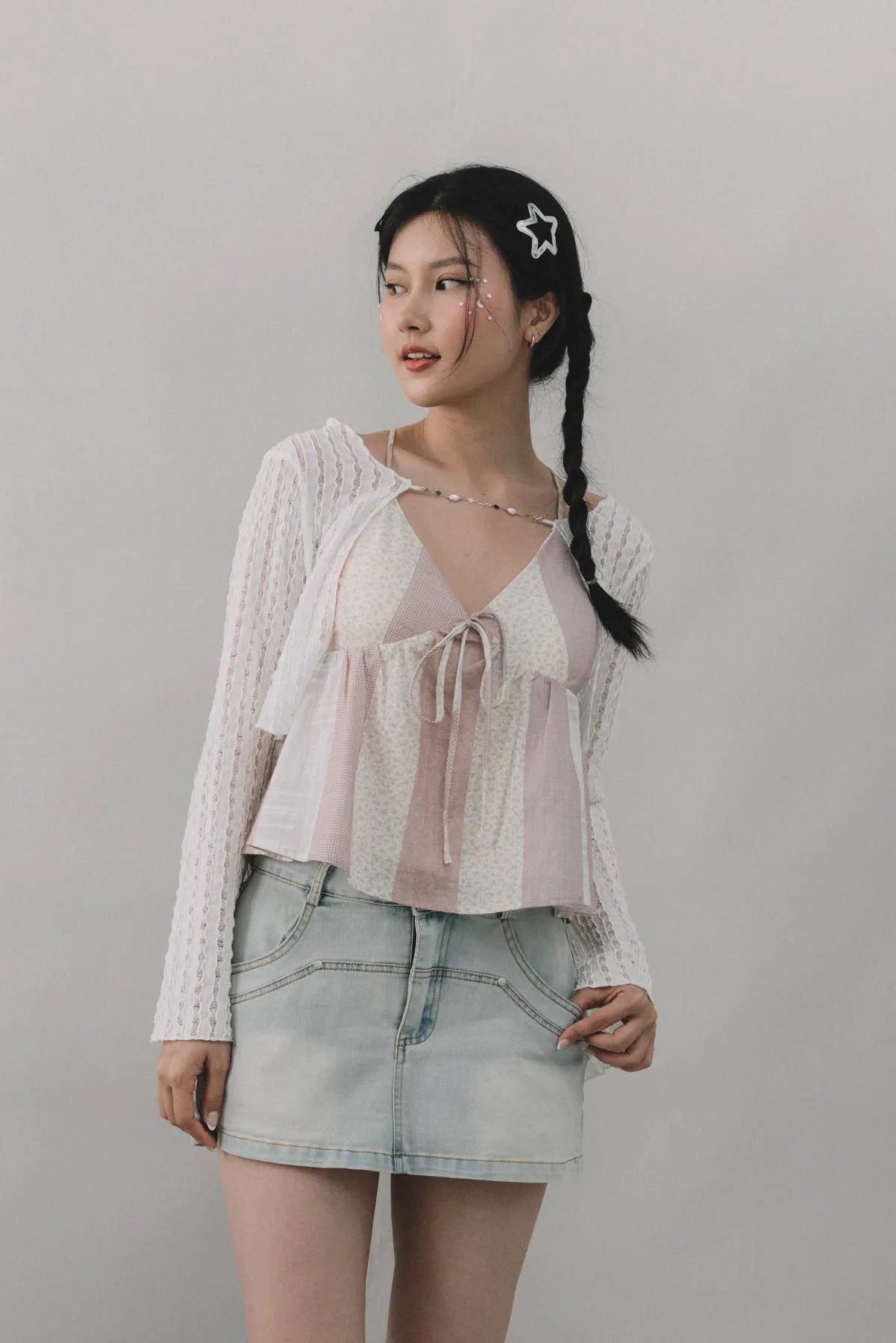 Lumi Relaxed Ripple Lace Bolero