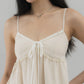 Polly Contrast Trim Padded Strappy Top