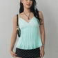 [PO ETA MID SEP] Ines Teal Lace Top