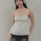 Kiara V2 Floral Longline Padded Babydoll Top