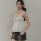 Kiara V2 Floral Longline Padded Babydoll Top