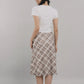 Corrie Plaid Midi Skirt [CLOUD MESH]