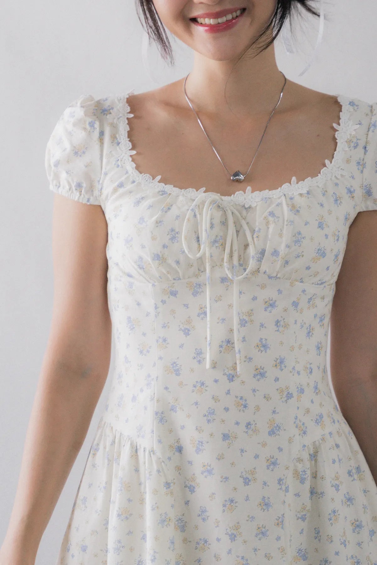 [COL YORI] Tasha Floral Drop Waist Maxi Dress