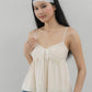 Polly Contrast Trim Padded Strappy Top