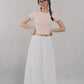 *RESTOCK* Arabella Pintuck Flowy Tiered Long Skirt