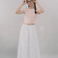 Millie Flower Button Knit Top