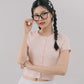 Millie Flower Button Knit Top