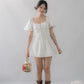 [COL YORI] Maisie Flutter Sleeves Mini Romper Dress