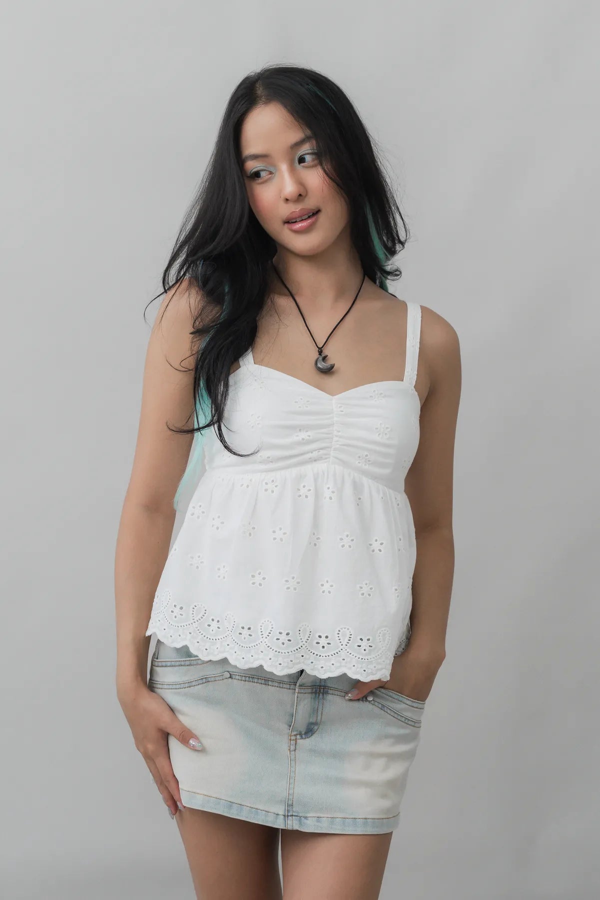 [100% Cotton] Renee Convertible Padded Top