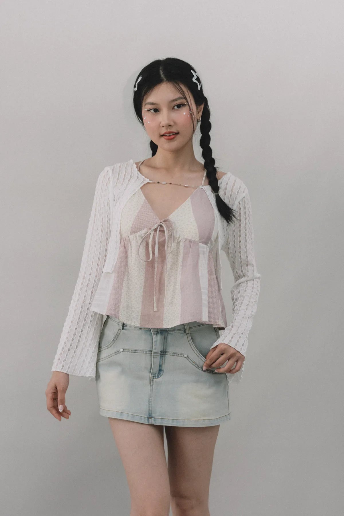 Lumi Relaxed Ripple Lace Bolero