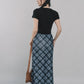 Bradley Plaid Maxi Skirt [CLOUD MESH]