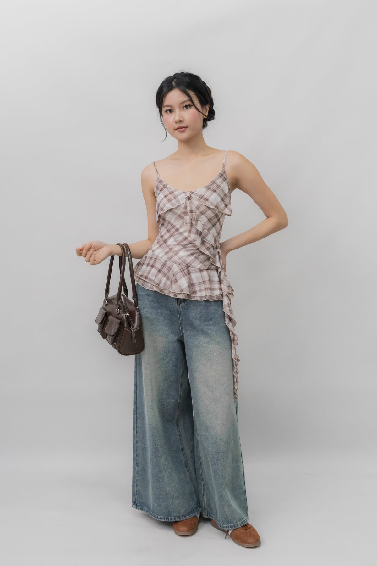Danielle Wide Leg Denim Jeans