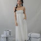 Kate Lace Trim Ribbon Padded Maxi Dress