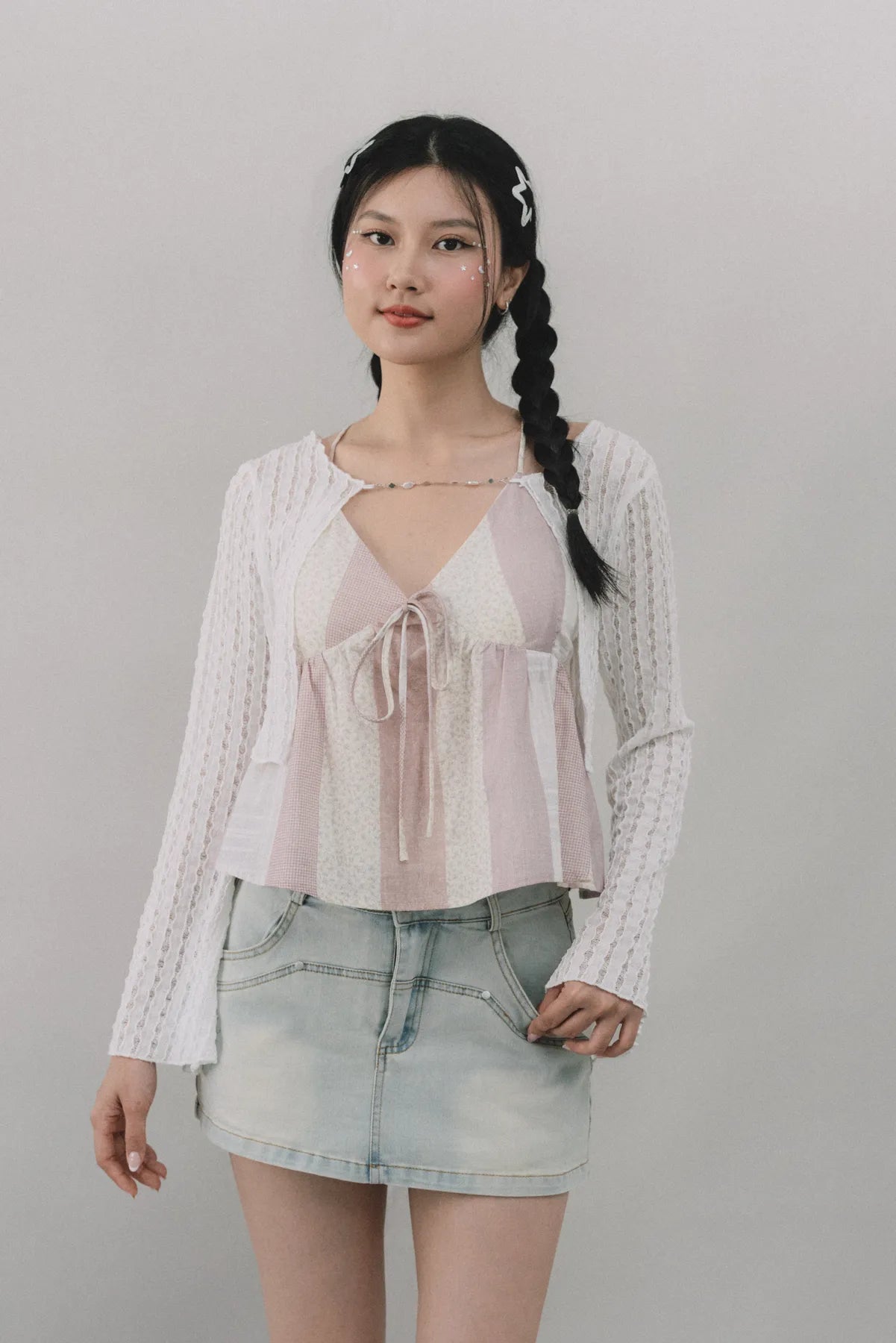 Lumi Relaxed Ripple Lace Bolero