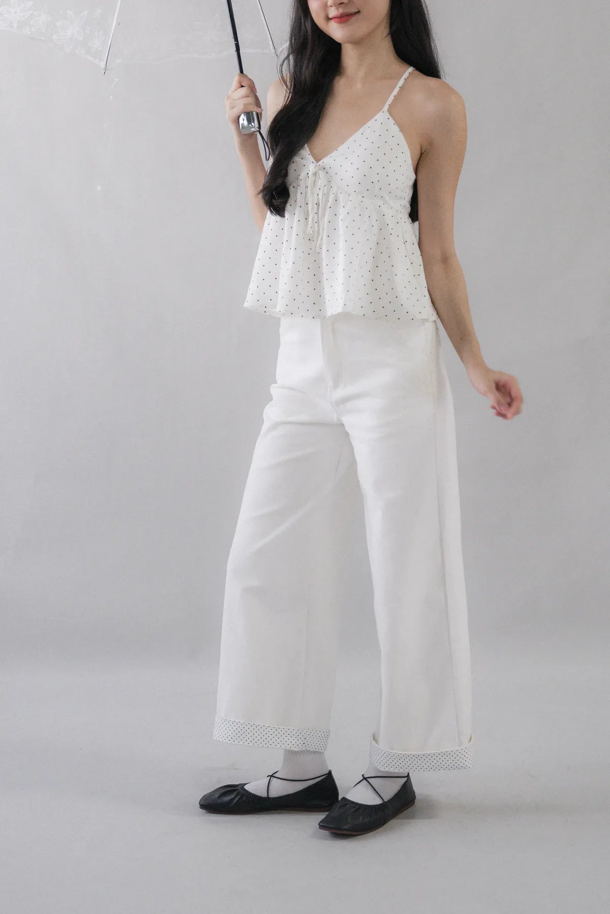 Jamie Wide Leg Two-Way Jeans