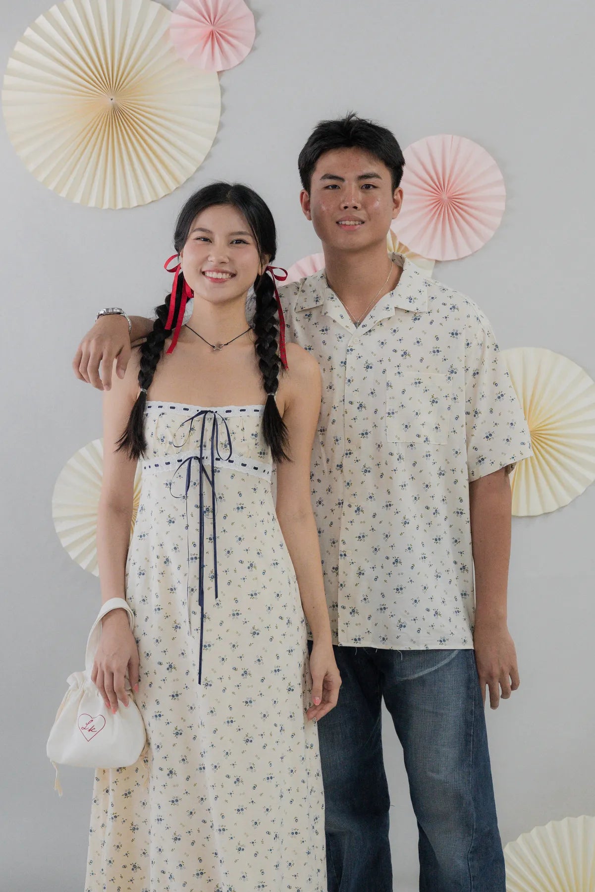 [COL FUKU] Anya New Padded Long Ribbon Dress