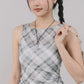 Blaire Padded Mesh Top [CLOUD MESH]