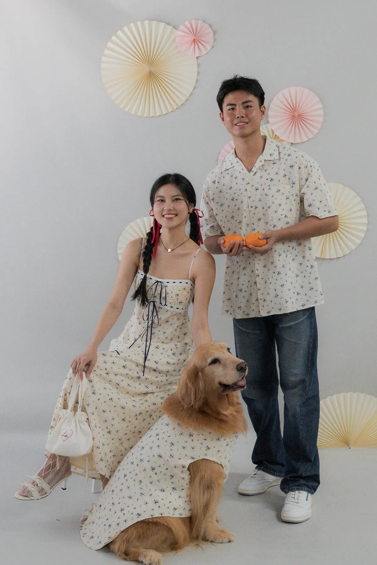 [COL FUKU] Anya New Padded Long Ribbon Dress