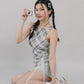 Blaire Padded Mesh Top [CLOUD MESH]