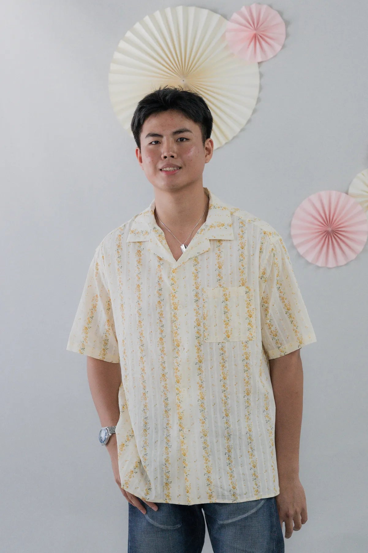 [COL HARU] Haru Collared Short Sleeve Shirt