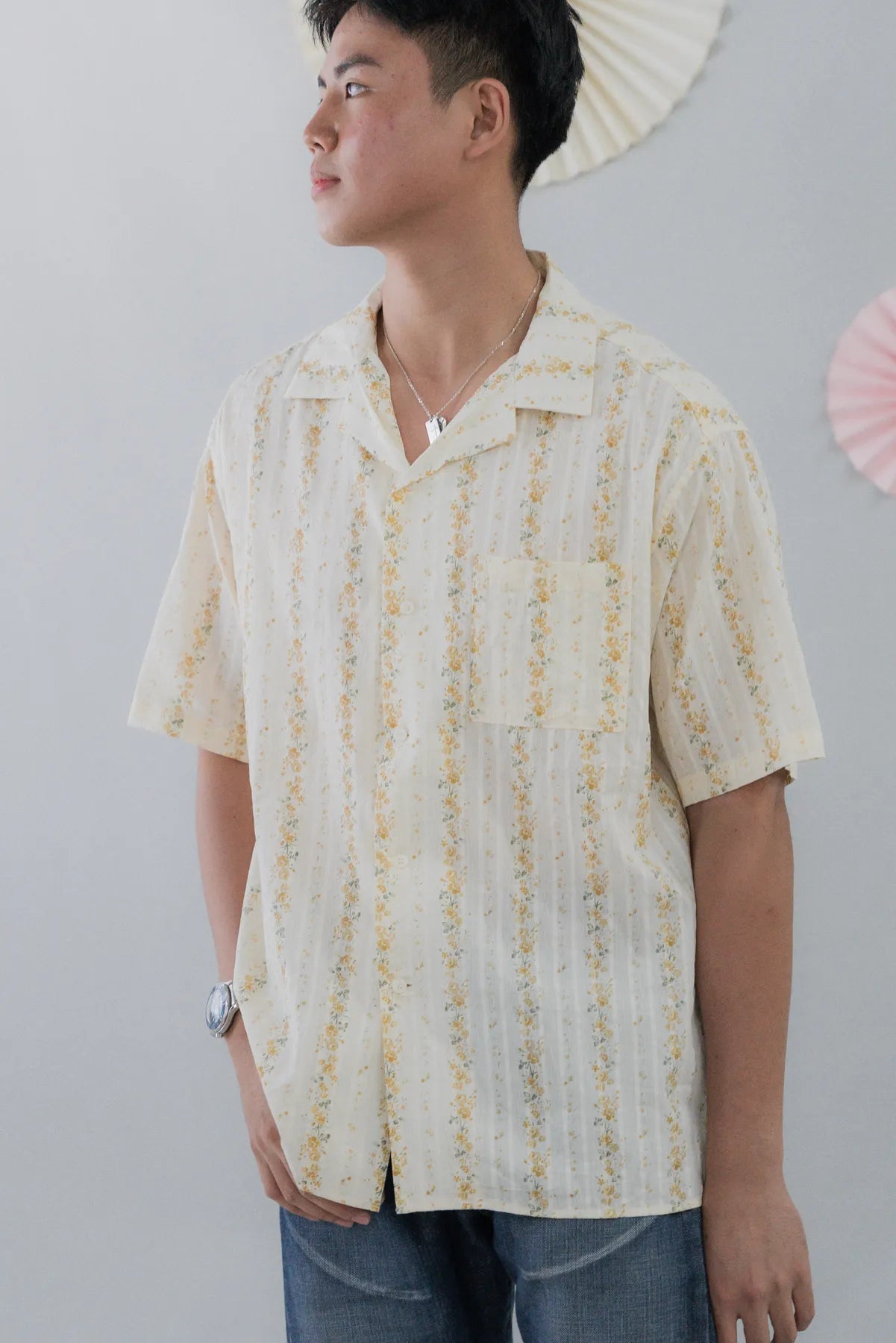 [COL HARU] Haru Collared Short Sleeve Shirt