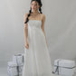 Kate Lace Trim Ribbon Padded Maxi Dress