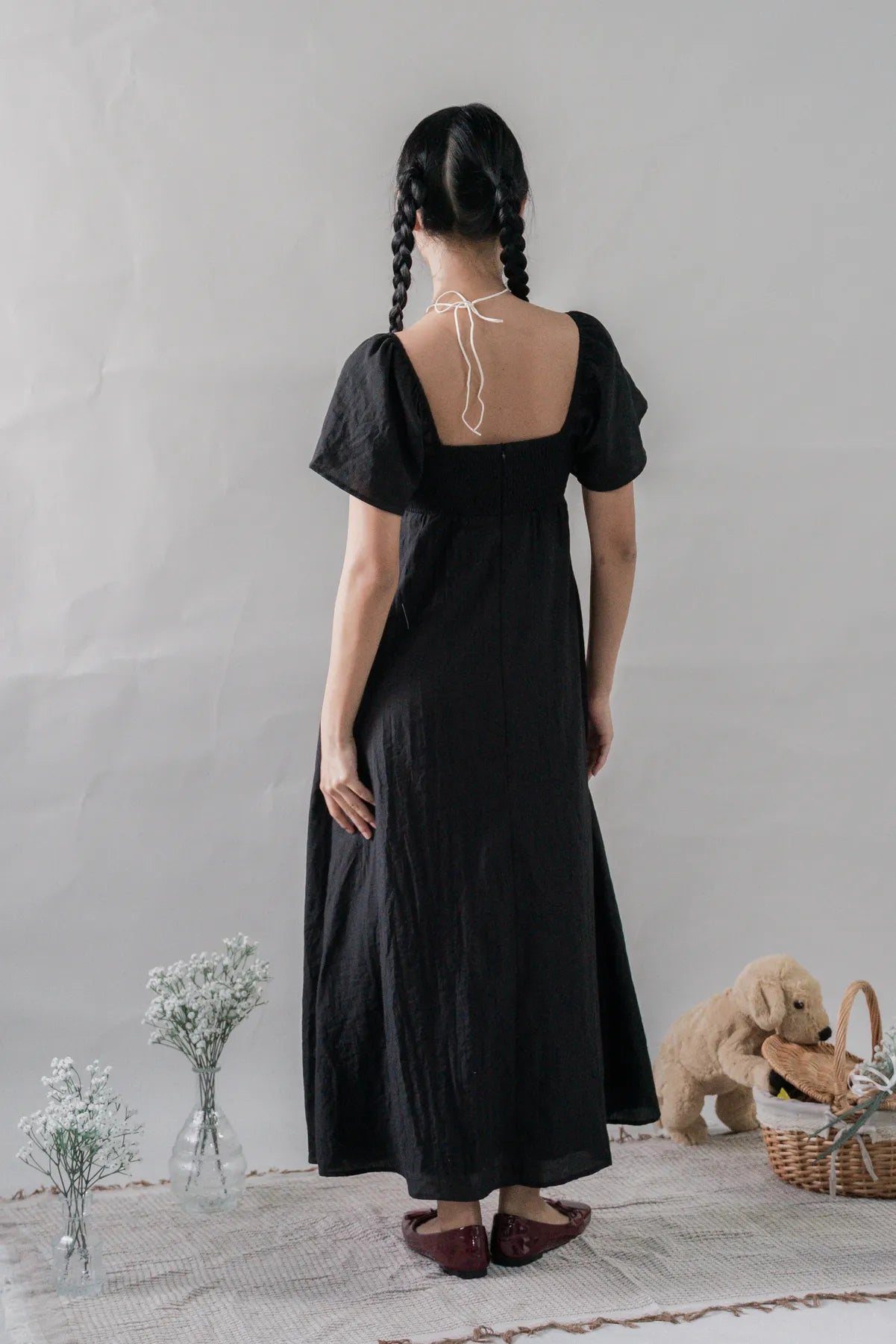 Kate Padded Sleeved Maxi Dress