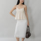 Polly Contrast Trim Padded Strappy Top