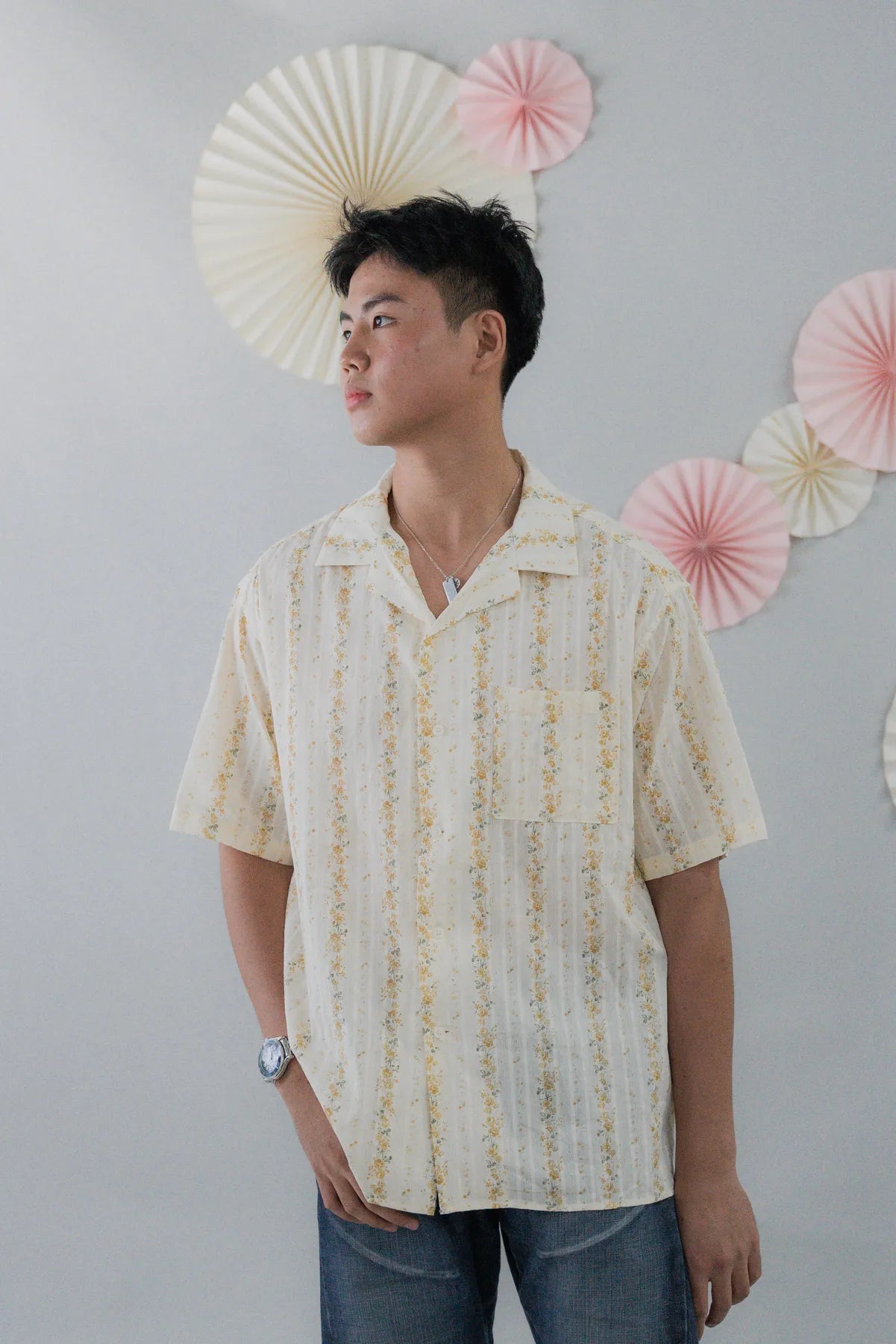 [COL HARU] Haru Collared Short Sleeve Shirt