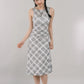 Corrie Plaid Midi Skirt [CLOUD MESH]