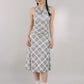 Corrie Plaid Midi Skirt [CLOUD MESH]