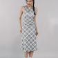 Corrie Plaid Midi Skirt [CLOUD MESH]