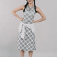Corrie Plaid Midi Skirt [CLOUD MESH]