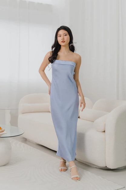 LIKKA x Weekend Strangers Josie Backless Tube Dress *French Blue Last Piece*