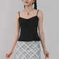 Dewy Plaid Mini Skort [CLOUD MESH]
