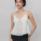 Peony Floral Print Babydoll Padded Top