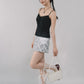 Dewy Plaid Mini Skort [CLOUD MESH]