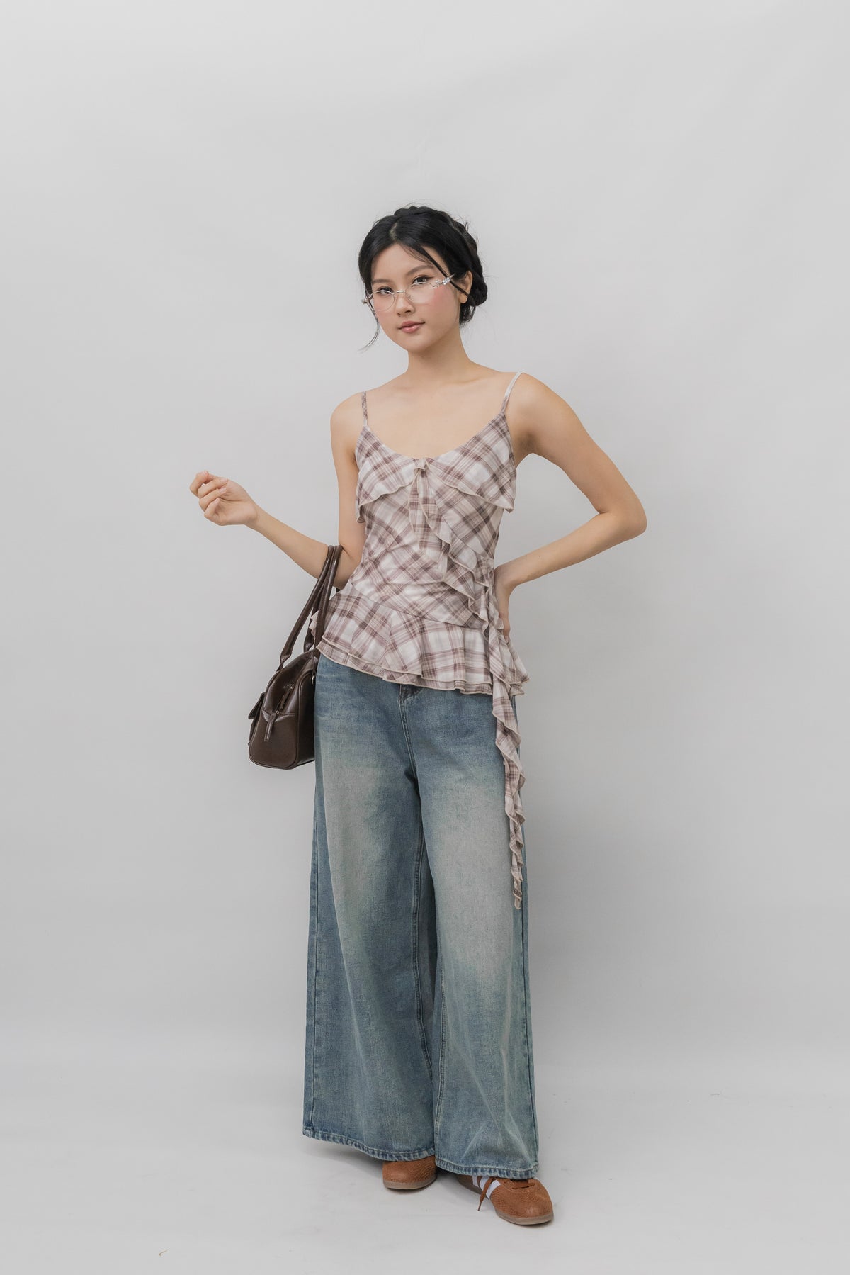 Danielle Wide Leg Denim Jeans