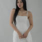 Bernadette Tiered Hem Padded Mini Dress