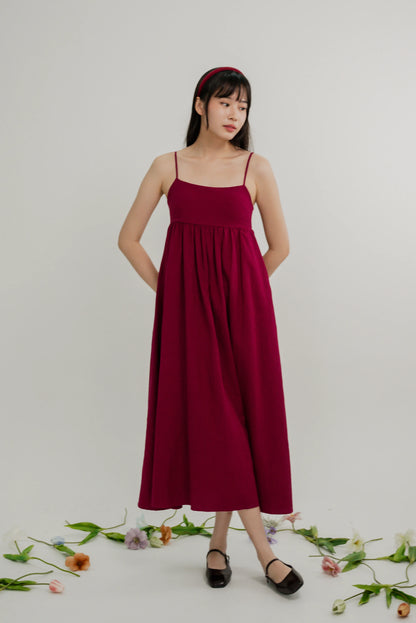 Camellia Babydoll Maxi Dress