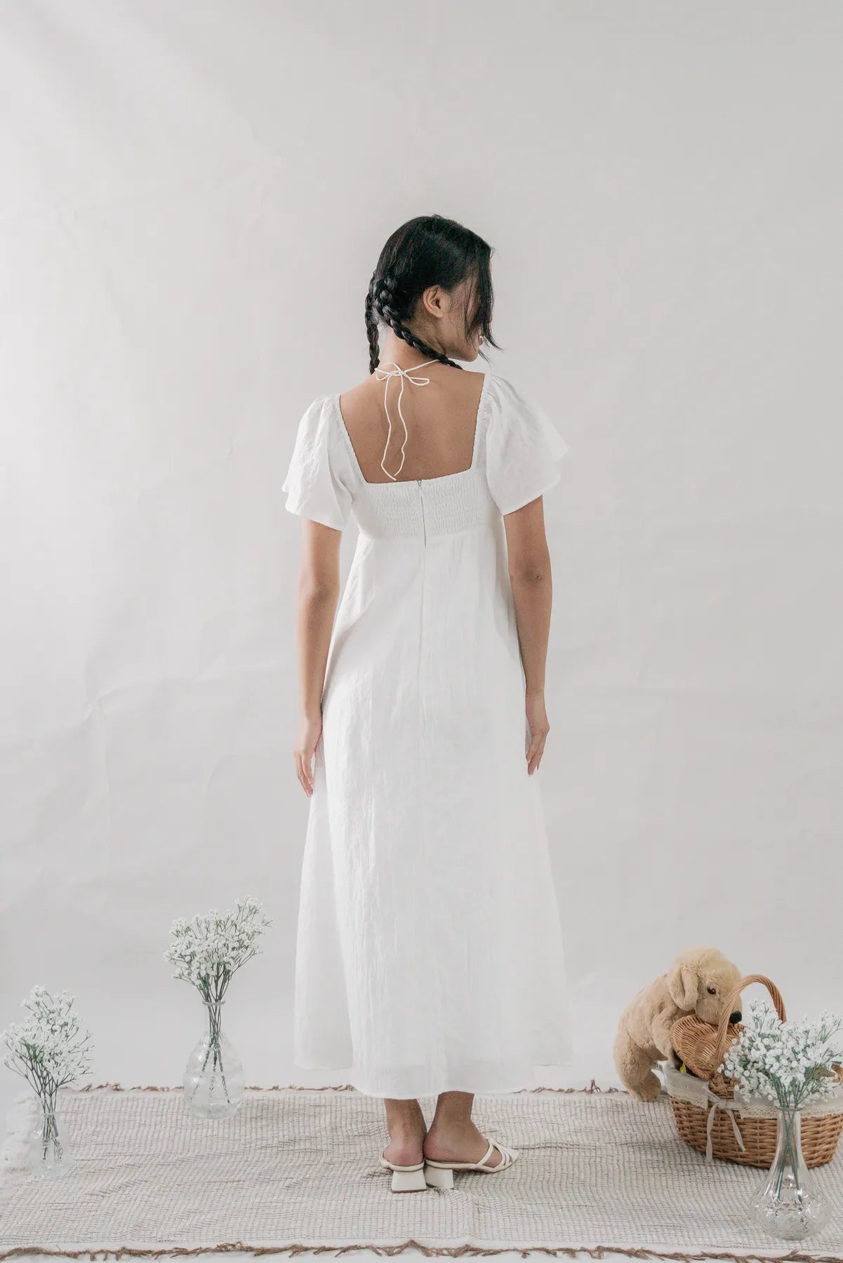 Kate Padded Sleeved Maxi Dress