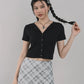 Dewy Plaid Mini Skort [CLOUD MESH]