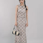 Bradley Plaid Maxi Skirt [CLOUD MESH]